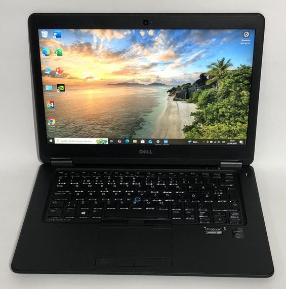 Ультрабук Dell Latitude E7450 / 14" (1920x1080) IPS / Intel Core i5-5300U (2 (4) ядра по 2.3 - 2.9 GHz) / 8 GB DDR3 / 128 GB SSD / nVidia GeForce 840M, 2 GB GDDR3, 64-bit / WebCam / Win 10 Pro б/у | Зображення 1