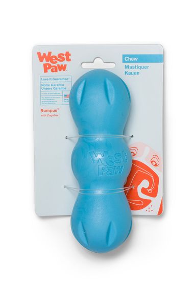 Игрушка для собак West Paw Rumpus голубая, 16 см | Зображення 1