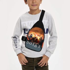 Сумка через плече дитяча Dota 2 29х17 см сумка слінг для хлопчика (01936)