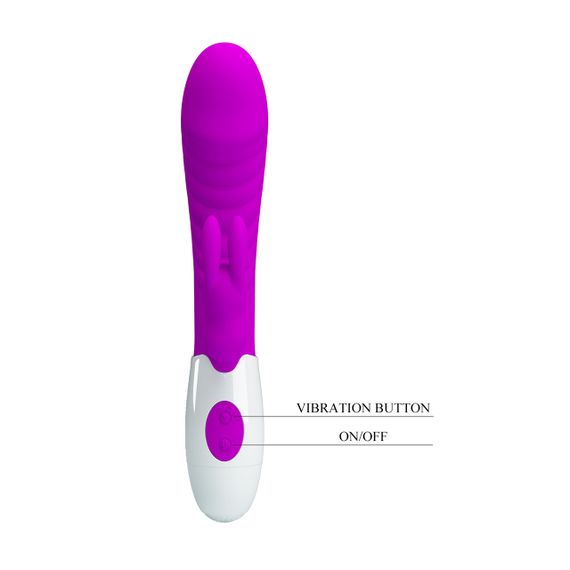 Вибратор - Pretty Love Naughty Bunny Vibrator Purple sexstyle | Зображення 8