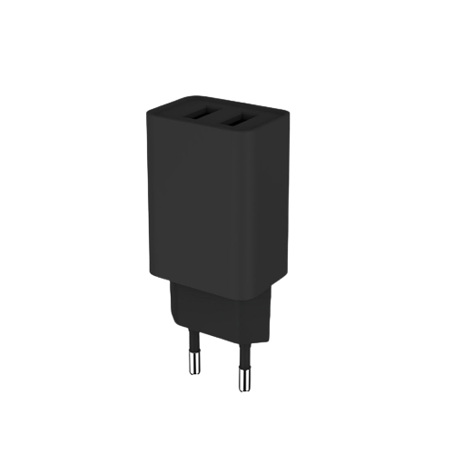 Зарядний пристрій мережевий 2USB 2,1А 10W чорний ColorWay CW-CHS015-BK | Зображення 1