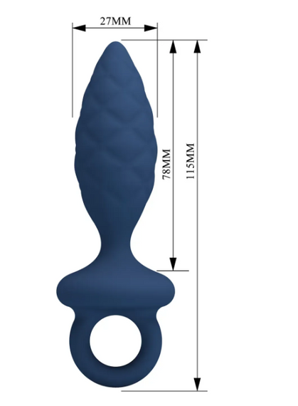 Анальна пробка MR.PLAY - Butt Plug with Loop Size S, BI-040216-MR Sex Aura | Зображення 4