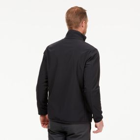Куртка чоловіча MT100 з софтшелу чорна - 3XL