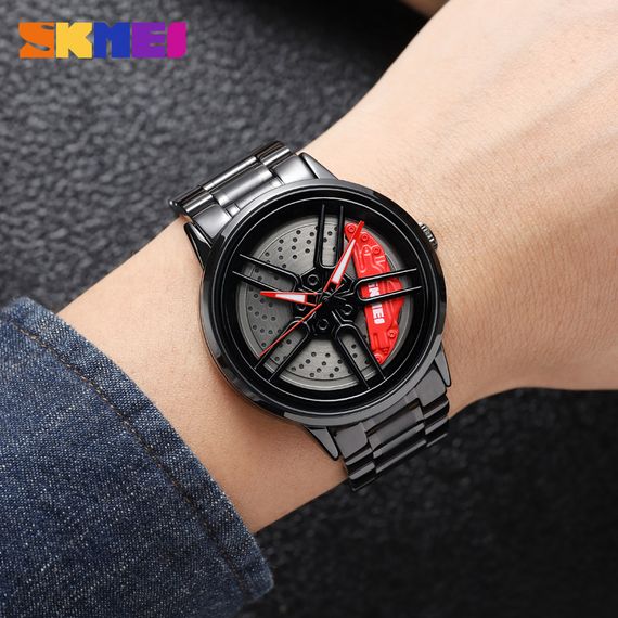 Чоловічий годинник Skmei 1990A Black-Red | Зображення 2