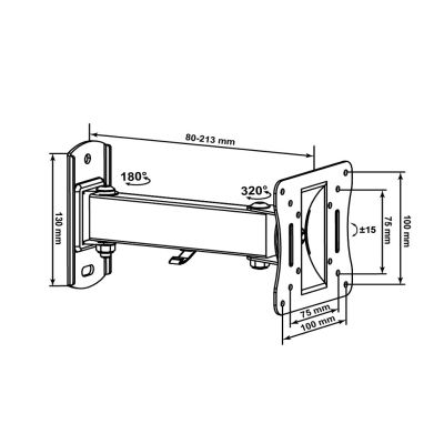 Кронштейн Walfix R-261B | Зображення 1