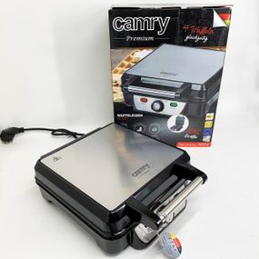 Вафельница электрическая Camry CR 3025 1500Вт для бельгийских венских вафель с терморегулятором 4 формы SC-59