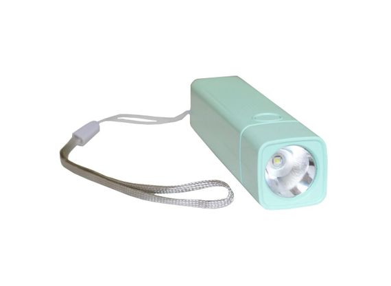 Ліхтар акумуляторний ручний LED FL2 1W 6500K 3/4H 100L bat: 3.7V 1.2A Green Ny95001243