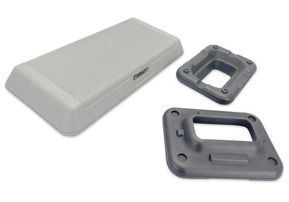 Степ платформа для аеробіки та фітнесу EasyFit EF-0542 3 рівня Сіра (EF-0542) | Зображення 4