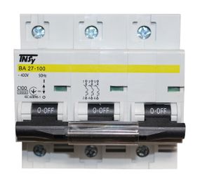 Автоматичний вимикач ВА27-100 3Р 100А 10 кА х-ка C Ny95504859