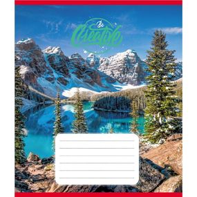 Тетрадь общая "В горах" 096-630220K-4 в клеточку, 96 листов