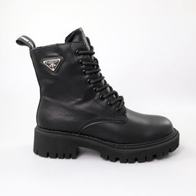 Черевики шкіряні з хутром 586855 Чорні 36 37 39 40 41