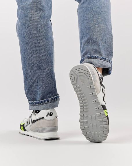 Кросівки чоловічі N3ew B3alan3ce 574 TP2 White Yellow Neon , В'єтнам 43 27,5 | Зображення 7