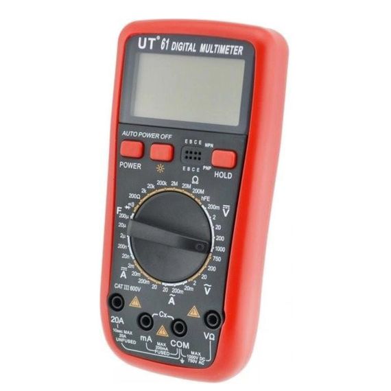 Тестер для электрика Digital UT61 / Тестер напряжения цифровой / KL-647 Хороший мультиметр | Зображення 3
