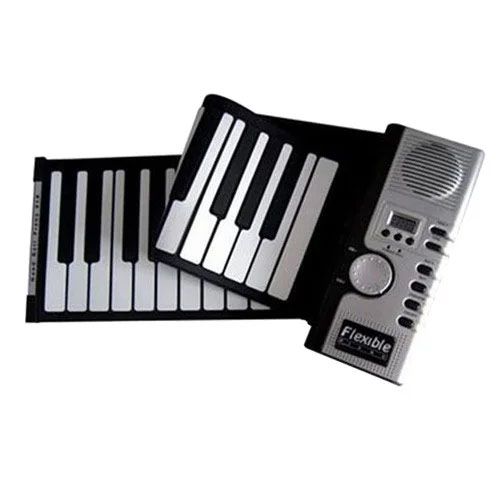 Гибкая MIDI клавиатура, синтезатор, пианино, 61 клавиша | Зображення 1