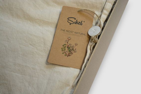 Постельное белье Sikel Stonewashed Soho 200 х 220 см Bej | Зображення 1