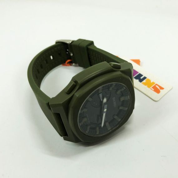 Водонепроникні годинники для риболовлі SKMEI 2091AGBK, Зручні годинники для занять спортом OF-60 | Зображення 6