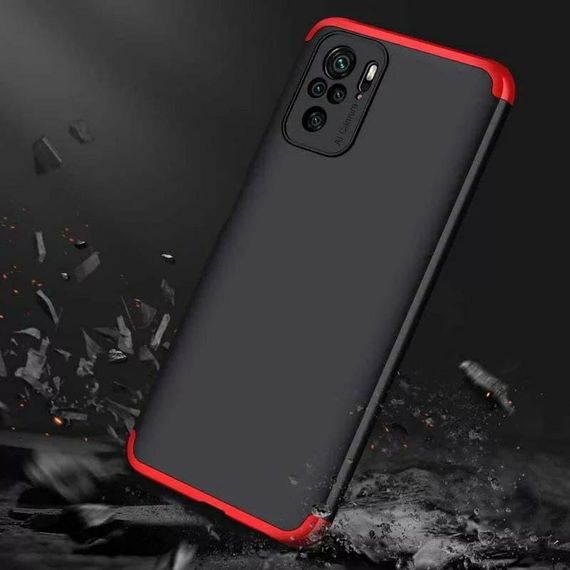 Чохол GKK 360 градусів для Xiaomi Redmi Note 10 4G / 10S / Poco M5s колір Синій | Зображення 5
