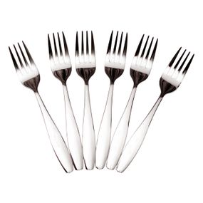 Набір десертних виделок 6 предметів 14 (см) Срібло HP-8-20