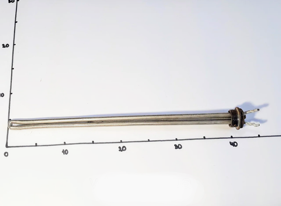 Тэн для радиатора 1000W с резьбой 1" (Украина) | Зображення 1