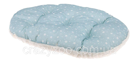 Подушка для щенков Ferplast Relax F Puppy 45/2 с искусственным мехом голубая 43х30 см 83154599