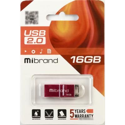 USB флеш накопичувач Mibrand 16GB Сhameleon Pink USB 2.0 (MI2.0/CH16U6P) (MI2.0/CH16U6P) | Зображення 1