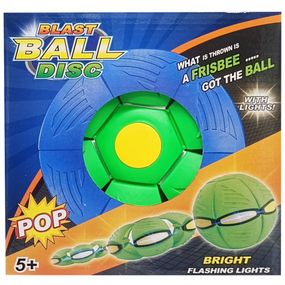 Летающий трансформерный мяч «FLAT BALL» FB-001 Зеленый