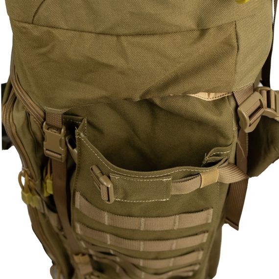 Рюкзак Tramp Defender 60л пісочний тактичний, туристичний рюкзак трамп із Molle для походу | Зображення 6