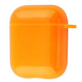 Чехол для Apple AirPods KS-895 силиконовый ярко-оранжевый