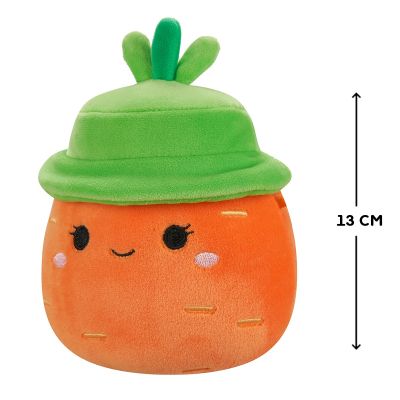 М&apos;яка іграшка Squishmallows Морквина Кароліна в капелюсі 13 см (SQER01182) | Зображення 1