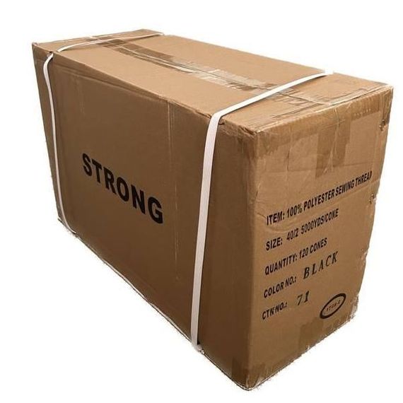 Нитка швейна STRONG 40/2 4000 ярдів Чорна | Зображення 3