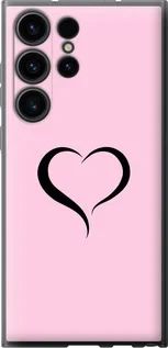 Чехол на Samsung Galaxy S23 Ultra Сердце 1 из силикона FCh_083318