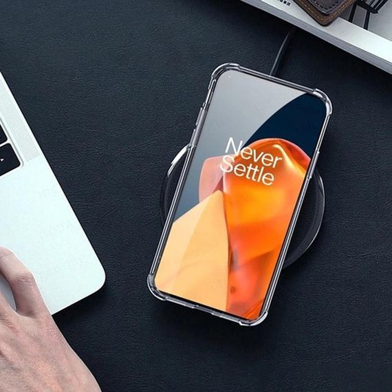 TPU чохол GETMAN Ease logo посилені кути Full Camera для OnePlus 9 Безбарвний (прозорий) | Зображення 1