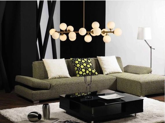 Люстра молекула подвесная LED 36W WW BK (BL-835S/4) | Зображення 6