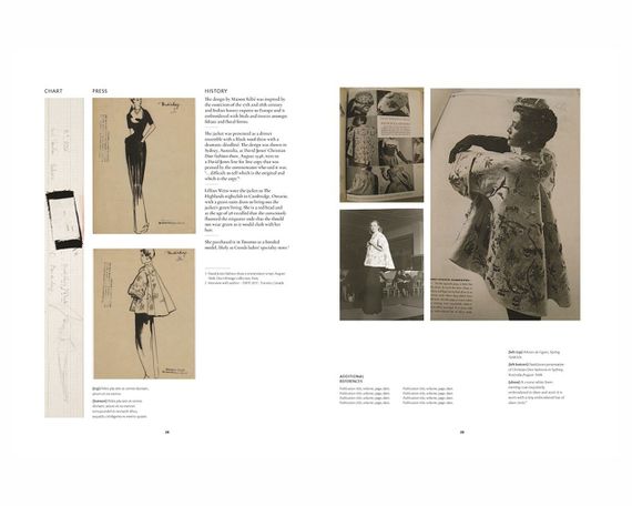 Книга з історії моди про модний дім Діор з ілюстраціями Christian Dior: History and Modernity, 1947 - 1957 | Зображення 7