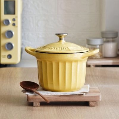 Гусятниця Buydeem CP541 Mellow Yellow чавунна емальована 1.8 л (CP541-MY) | Зображення 4