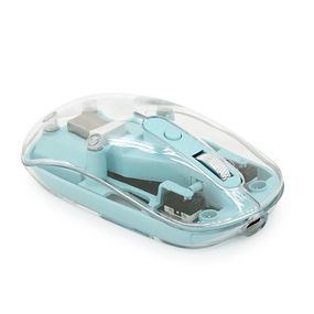 Миша бездротова JEDEL WD131P-BU, 800/1200/1600DPI, 2.4 GHz+Bluetooth 5.0, 3.7V 300mAh, Type-C заряджання. 109x60x32 мм.