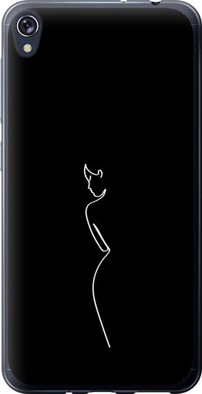 Чехол на Asus ZENFONE Live ZB501KL Силуэт1 "4590u-1128-17620"