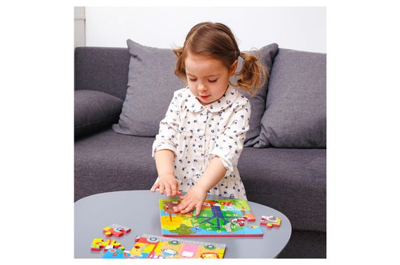 Пазли фомові "Fisher-Price. Лісові мешканці" VT1109-02 VladiToys | Зображення 3
