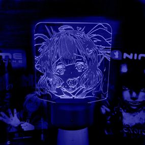 Акриловый светильник-ночник Ахэгао синий tty-n001808