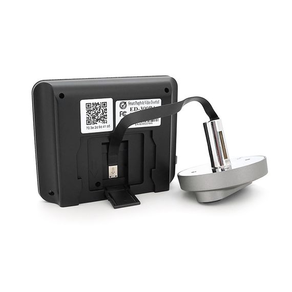 WiFi відеодомофон YOSO EYE1MPM43 з дисплеєм, пам'яттю та дзвінком на батареях (віддалений перегляд APP Tuya smart) | Зображення 1