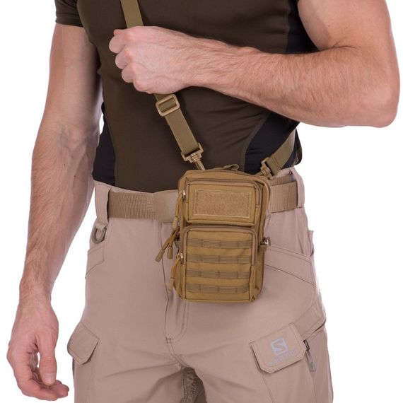 Сумка-підсумок тактичний SILVER KNIGHT TY-231 (17х11х4,5см) 1л Койот | Зображення 8
