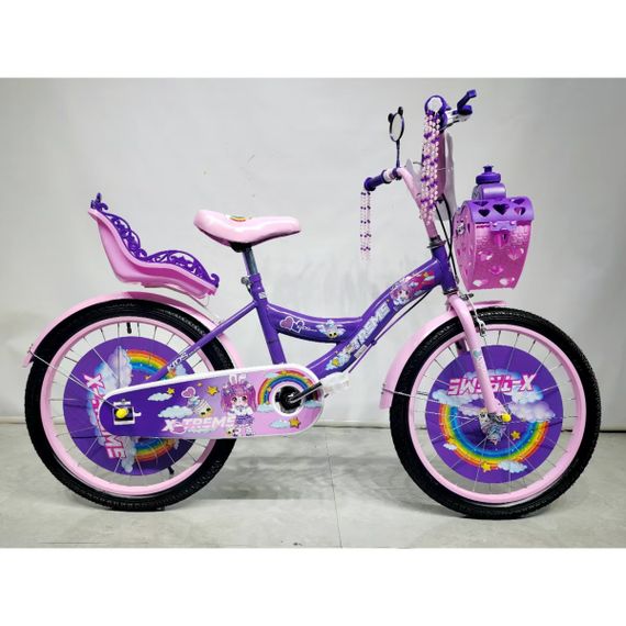 Дитячий велосипед X-Treme PRINCESS 16" фіолетовий | Зображення 1