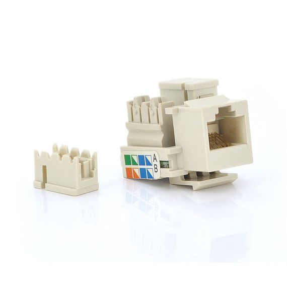 Модуль широкий Keystone Jack RJ-45 кат.5E UTP, 23.0мм
