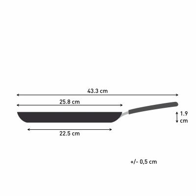 Сковорода Tefal So&apos;&apos; Light для млинців 25 см, алюміній, бакеліт, чорний (H0563842) | Зображення 2