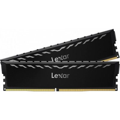 Модуль памяти для компьютера DDR4 16GB (2x8GB) 3600 MHz THOR Black Lexar (LD4U08G36C18LG-RGD) | Зображення 2