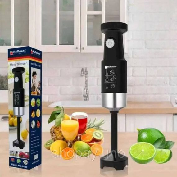 Блендер погружной Hoffmans 4 в 1 600W HM-8042 • Многофункциональный блендер с насадками для взбивания и измельчения | Зображення 3