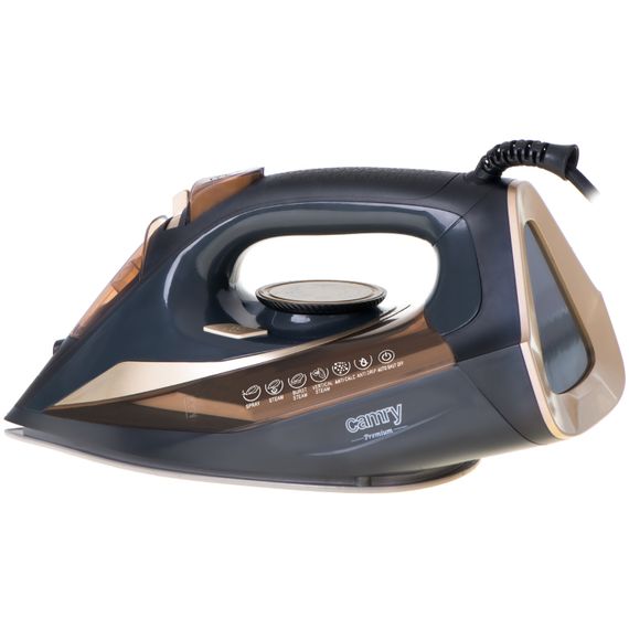 Праска Camry CR 5036 black-gold 3400Вт/ 360 мл/ кераміка/ ''Крапля-стоп''/автовимкнення/ чорна | Зображення 8
