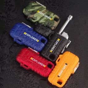 Запальничка акумуляторна EXPLORER HL-516 Юсбі чоловіча запальничка | Запальничка із зарядкою DJ-324 від usb