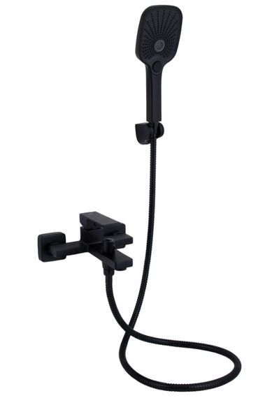 Змішувач для ванни Qtap Gemini QTGEM259BLM45682 Black Matt