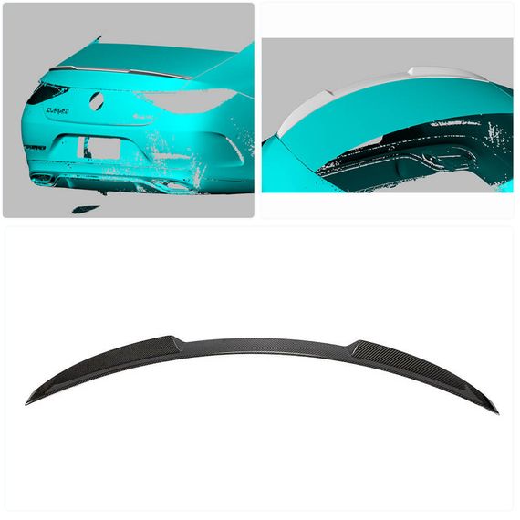 Спойлер V1 (для 2018-2020, Карбон) для Mercedes CLS C257 2018- рр | Зображення 1